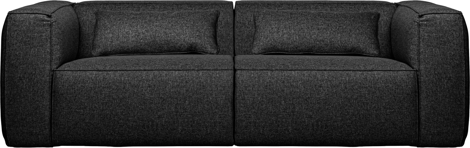 -personers Sofa Woood Exclusive Bean   Mørkegrå Plet-   Vandafvisende Stof 246x96x73 Cm