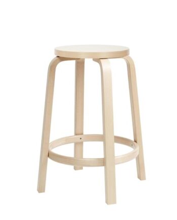 Artek 64 Barstol H65 Cm Birk