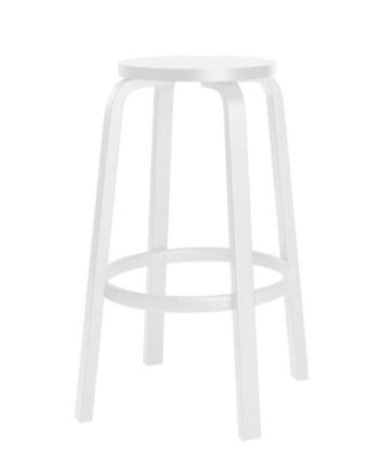 Artek 64 Barstol H75 Cm Hvid