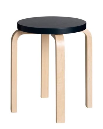 Artek E60 Skammel Birk Sort