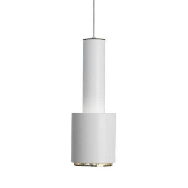 Artek Hand Grenade A110 Pendel Hvid Messing
