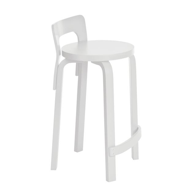 Artek K65 Barstol Hvid