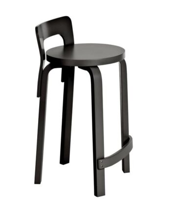 Artek K65 Barstol Sort