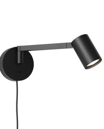 Astro Ascoli Swing Væglampe Mat Sort