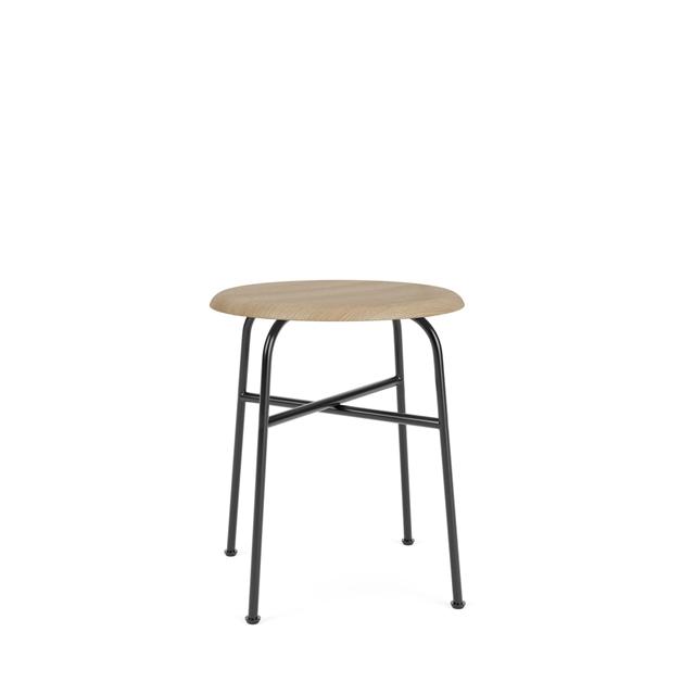 Audo Afteroom Skammel Sort Natural Eg