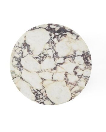 Audo Androgyne Bordplade Til Sidebord ø65 Calacatta Viola