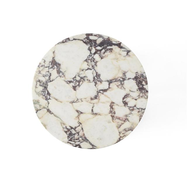 Audo Androgyne Bordplade Til Sidebord ø65 Calacatta Viola