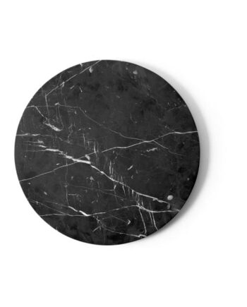 Audo Androgyne Bordplade Til Sidebord ø65 Nero Marguina