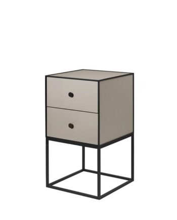 Audo Frame 35 Sidebord Med   Skuffer Sand