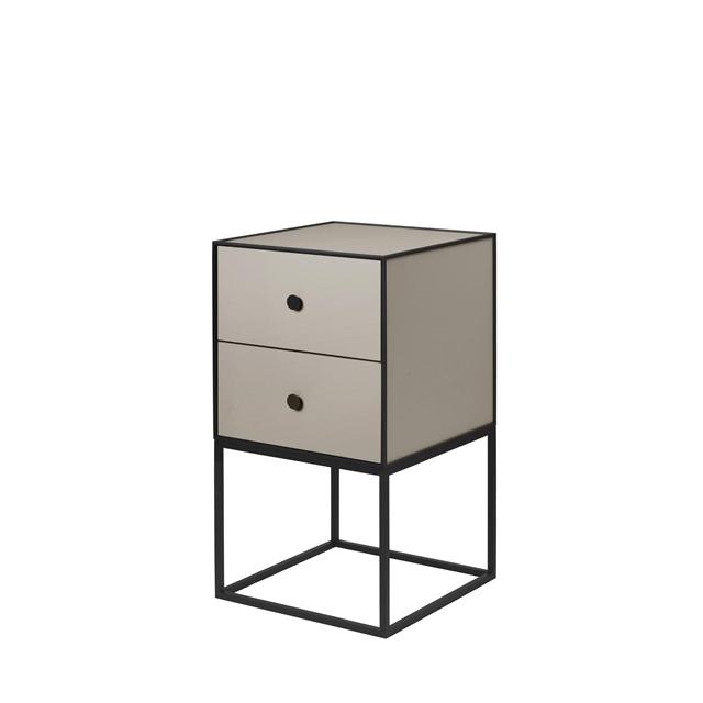 Audo Frame 35 Sidebord Med Skuffer Sand