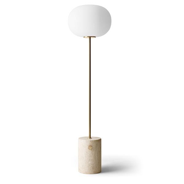 Audo Jwda Gulvlampe Travertin Marmor Messing