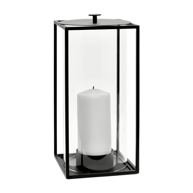 Audo Light In Lanterne Stor Sort