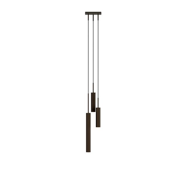 Audo Tubulaire Pendel Aluminium Anodiseret Bronze