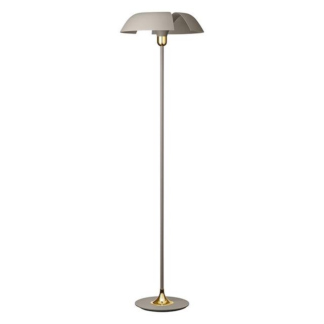 Aytm Cycnus Gulvlampe Taupe Guld