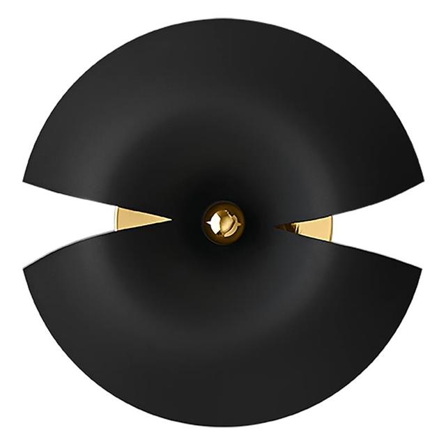 Aytm Cycnus Væglampe Stor Sort Guld