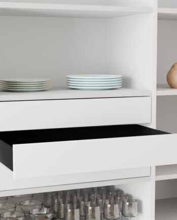 Celebert Elan Skuffe 76   Cm  Fuldudtræk    Softluk Hvid