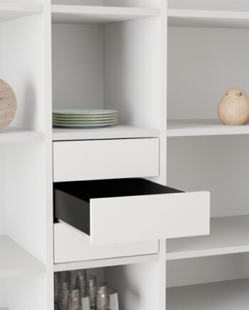 Celebert Indv  Skuffe 28   36   Cm Fuldudtræk    Pto Hvid Højde 12   Cm
