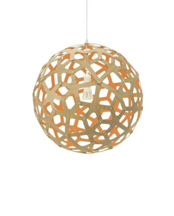 David Trubridge Coral Pendel ø80 Orange