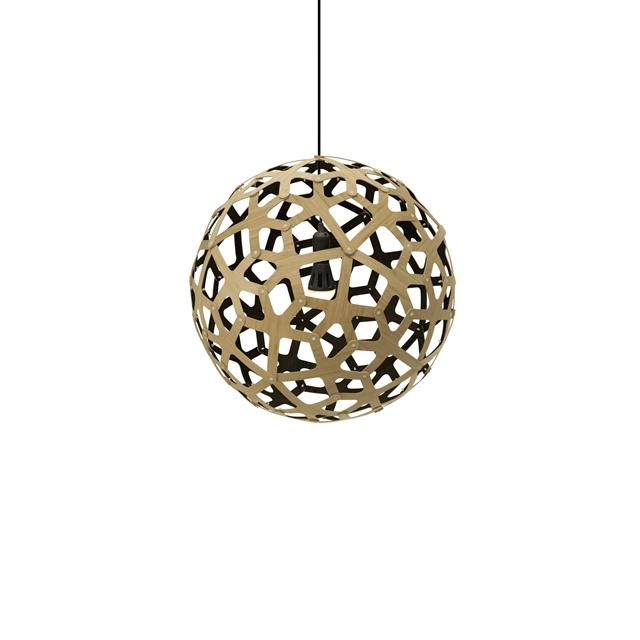 David Trubridge Floral Pendel ø40 Sort Indvendig