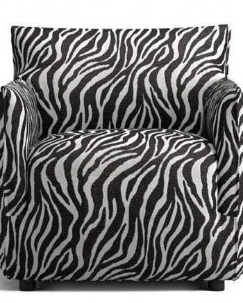 Decotique Le Petite Lænestol Zebra Sort Hvid