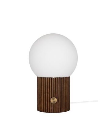 Globen Lighting Hubble 22 Bordlampe Valnød