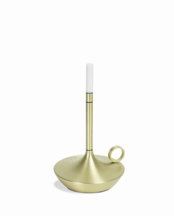Graypants Wick   Transportable Lampe Messing
