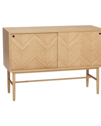 Hübsch Herringbone Kommode Sliding Doors Natur