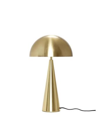 Hübsch Mush Bordlampe Høj Messingfarve