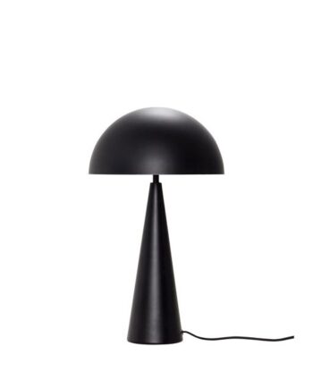Hübsch Mush Bordlampe Høj Sort