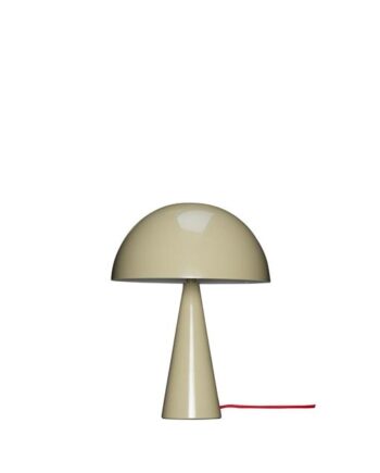 Hübsch Mush Bordlampe Mini Sand Rød