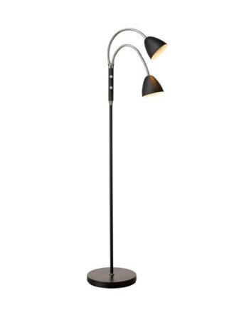 Halo Design Room Gulvlampe  -arm Sort Krom