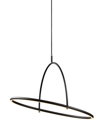 Halo Design Tilt Chandelier Lysekrone ø60 Sort