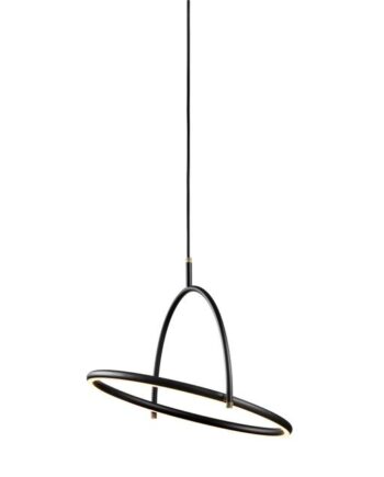 Halo Design Tilt Chandelier Lysekrone ø40 Sort