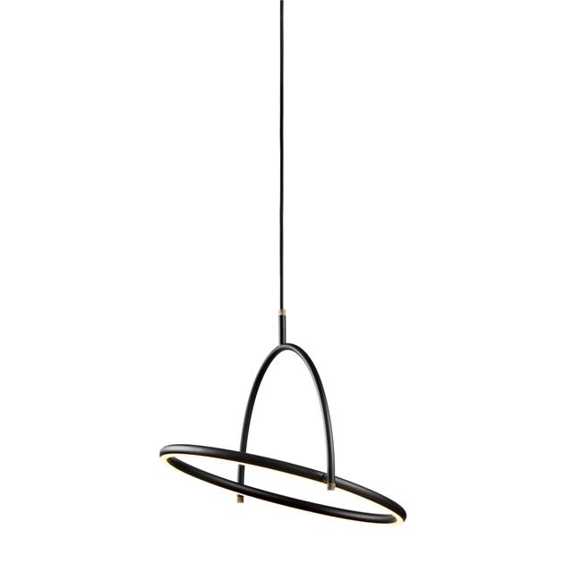 Halo Design Tilt Chandelier Lysekrone ø40 Sort