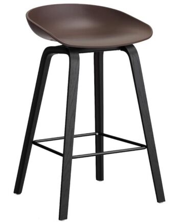 Hay Aas32 Barstol H65 Sort Raisin
