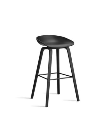 Hay Aas32 Barstol H75 Sort Stål Sort