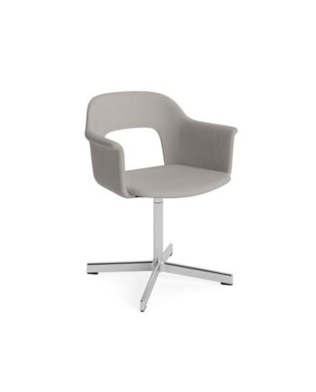 Hay Layout 234 Spisebordsstol Med Armlæn   Swivel Autumn 971 Aluminium