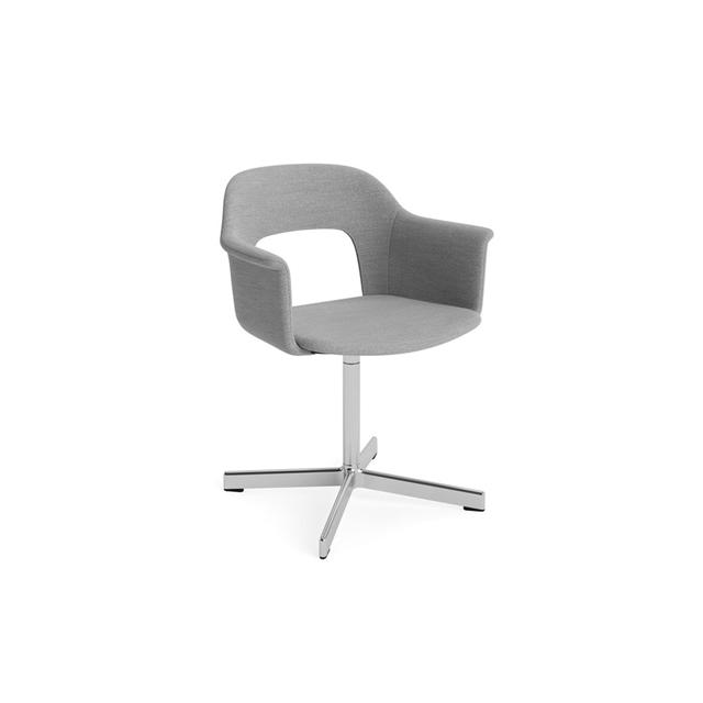 Hay Layout 234 Spisebordsstol Med Armlæn Swivel Mode 008 Aluminium