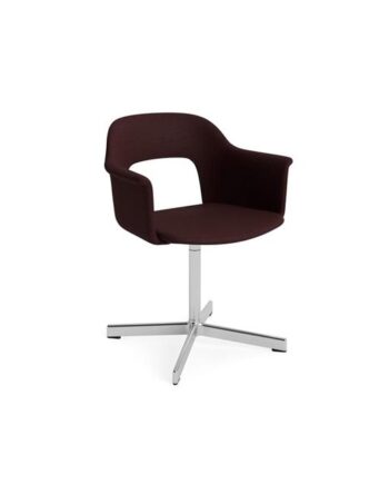 Hay Layout 234 Spisebordsstol Med Armlæn   Swivel Vidar 693 Aluminium