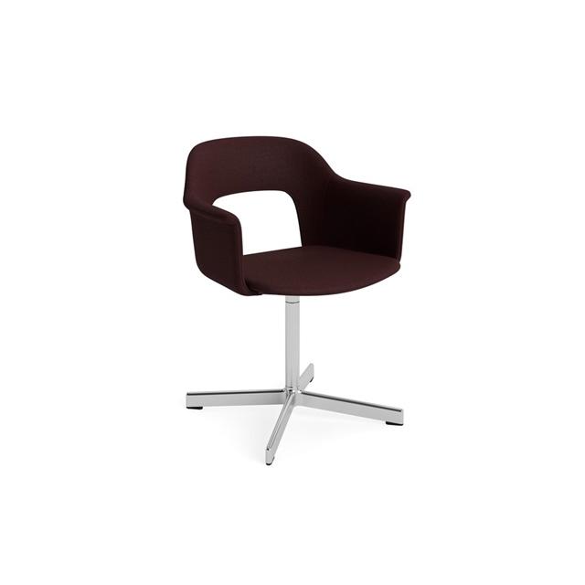 Hay Layout 234 Spisebordsstol Med Armlæn Swivel Vidar 693 Aluminium