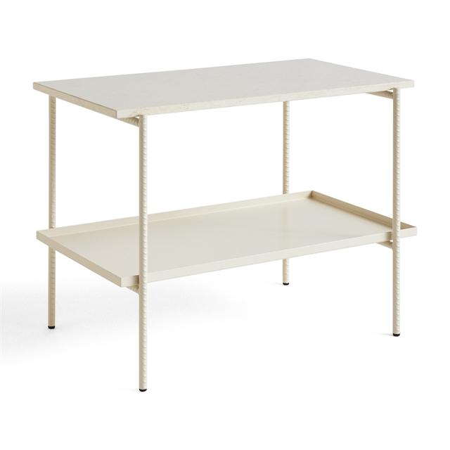 Hay Rebar Sidebord L75 Beige Marmor