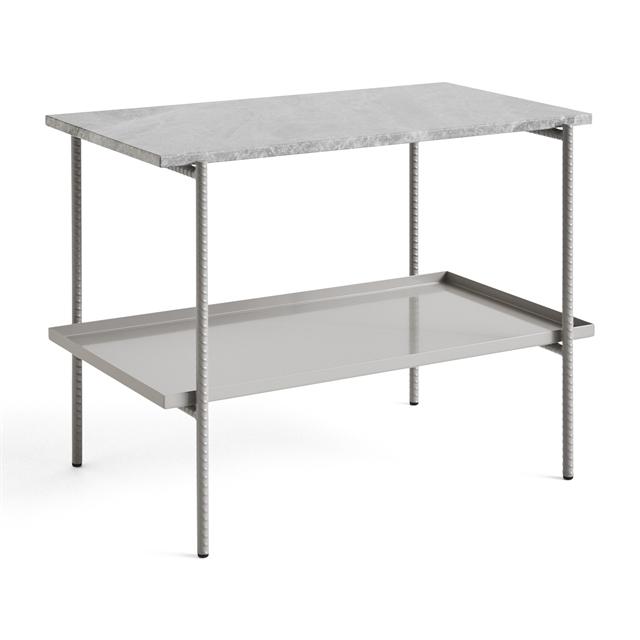 Hay Rebar Sidebord L45 Grå Marmor