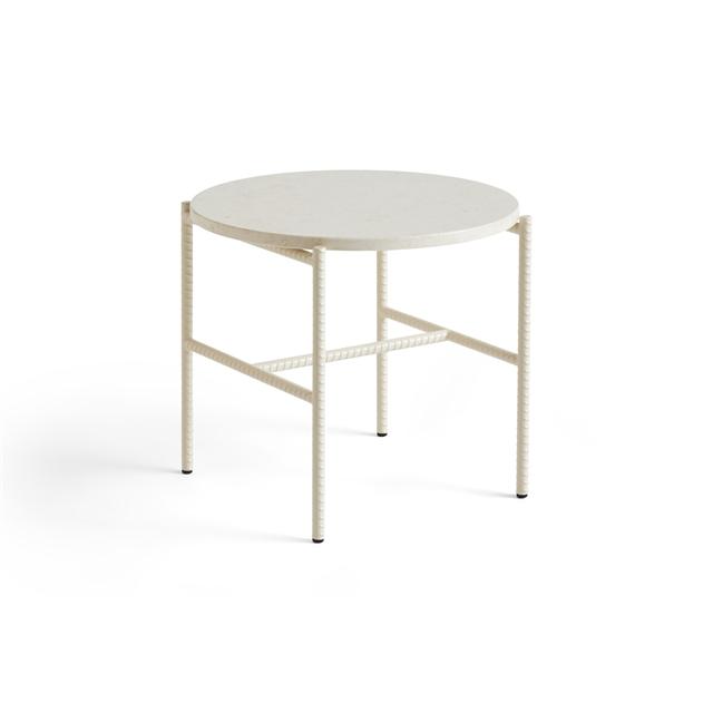 Hay Rebar Sidebord ø45 Beige Marmor