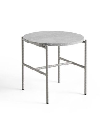 Hay Rebar Sidebord ø45 Grå Marmor
