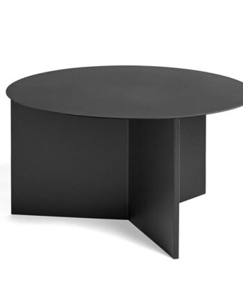 Hay Slit Sofabord Rundt ø65 Sort
