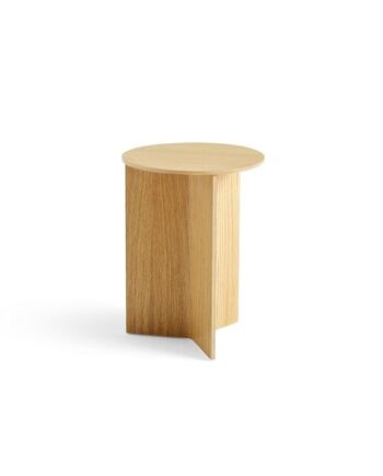 Hay Slit Wood Sofabord Rundt ø35 Lakeret Egetræ