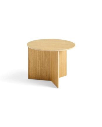 Hay Slit Wood Sofabord Rundt ø45 Lakeret Egetræ