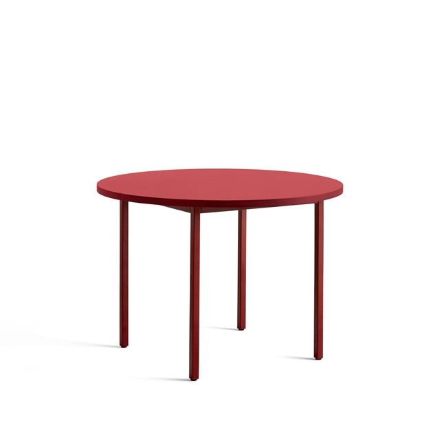 Hay Two-colour Spisebord ø105 Maroon Red Red