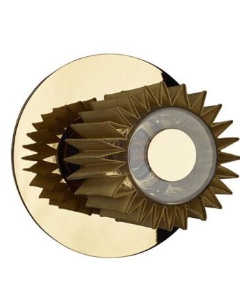 In The Sun 190 Væglampe Guld   Guld