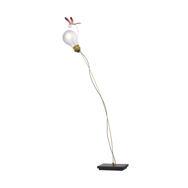 Ingo Maurer Ricchi Poveri Bzzzz Bordlampe Rød